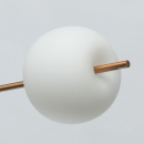 Oryginalna lampa wisząca białe kule LED Auksis De Markt Hi-Tech 722010404