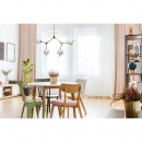 Oryginalna lampa wisząca białe kule LED Auksis De Markt Hi-Tech 722010404