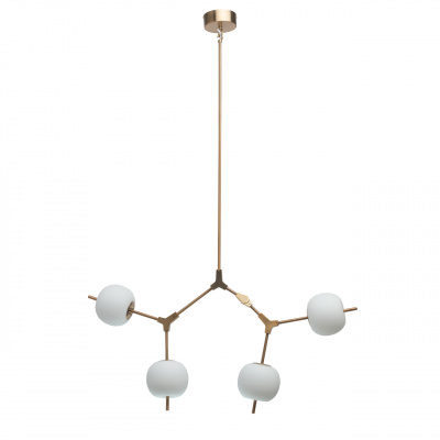 Oryginalna lampa wisząca białe kule LED Auksis De Markt Hi-Tech 722010404