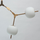 Oryginalna lampa wisząca białe kule LED Auksis De Markt Hi-Tech 722010404