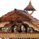 Oryginalny ręcznie robiony zegar z kukułką w Schwarzwaldzie Hones 43 cm HS-86210T