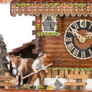 Oryginalny ręcznie robiony zegar z kukułką w Schwarzwaldzie Hones 43 cm HS-86210T