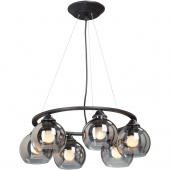 Oświetlenie do jadalni, salonu, szklane kule na okręgu Vitaluce VE4481-1/6S