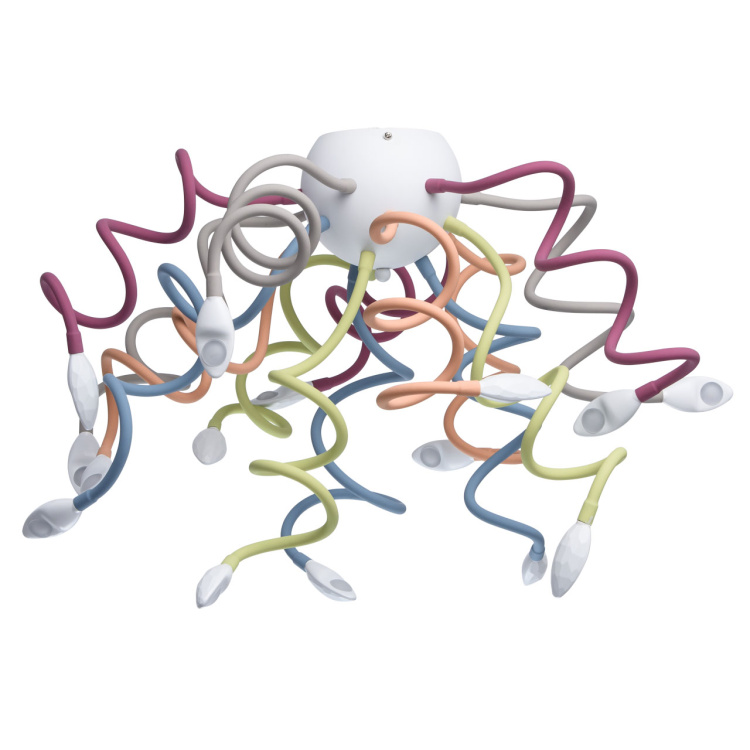 Oświetlenie LED silikonowe, kolorowe ramiona RegenBogen Megapolis