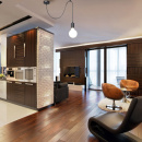 Oświetlenie minimalistyczne na jedną żarówkę na długim przewodzie Vitaluce VE4238-1/1S