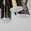 Oświetlenie okrągłe sufitowe - industrialne LED czarny chrom 609013605