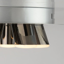 Oświetlenie okrągłe sufitowe - industrialne LED czarny chrom 609013605