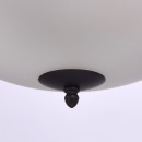 Oświetlenie sufitowe czarny metal i matowe szkło CHIARO 382010703