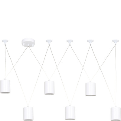 Oświetlenie - sześć białych lampek LED na linkach Actuel Modern Favourite 1442-6P