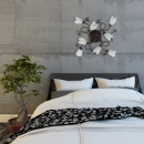 Oświetlenie w secesyjnym stylu z bogatymi florystycznymi zdobieniami 323013708