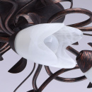 Oświetlenie w secesyjnym stylu z bogatymi florystycznymi zdobieniami 323013708