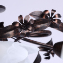 Oświetlenie w secesyjnym stylu z bogatymi florystycznymi zdobieniami 323013708