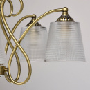 Oświetlenie wiszące do dużego pomieszczenia antyczny mosiądz MW-LIGHT 372013205