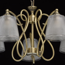 Oświetlenie wiszące do dużego pomieszczenia antyczny mosiądz MW-LIGHT 372013205