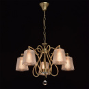 Oświetlenie wiszące do dużego pomieszczenia antyczny mosiądz MW-LIGHT 372013205