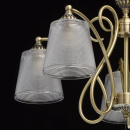 Oświetlenie wiszące do dużego pomieszczenia antyczny mosiądz MW-LIGHT 372013205