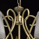 Oświetlenie wiszące do dużego pomieszczenia antyczny mosiądz MW-LIGHT 372013205