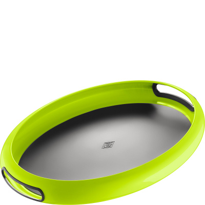 Owalna taca do przenoszenia z uchwytami zielona Spacy Wesco 322102-20