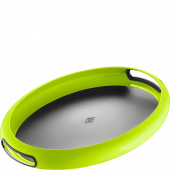Owalna taca do przenoszenia z uchwytami zielona Spacy Wesco 322102-20