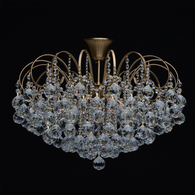 Ozdobny żyrandol w klasycznym stylu z okrągłymi kryształami Pearls 232016808