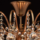 Ozdobny żyrandol w klasycznym stylu z okrągłymi kryształami Pearls 232016808