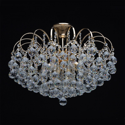 Ozdobny żyrandol z okrągłymi kryształami do salonu lub jadalni Pearls 232016708