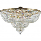 Pałacowa lampa sufitowa kryształowa Palace Maytoni Classic DIA890-CL-18-G