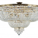 Pałacowa lampa sufitowa kryształowa Palace Maytoni Classic DIA890-CL-18-G