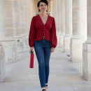 Parasol czerwony, składany Smati Paris USA21999