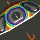 Parasol dziecięcy tęcza, odblaskowa obwódka Smati Paris UBUL3468