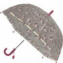 Parasol jednorożec i tęcza, przezroczysty, młodzieżowy Smati Paris UBUL3465