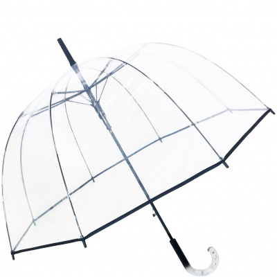 Parasol przezroczysty z dużą czaszą - kopułą Smati Paris UBUL1602