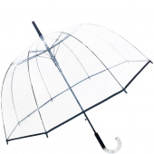 Parasol przezroczysty z dużą czaszą - kopułą Smati Paris UBUL1602