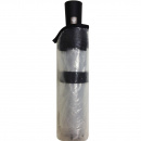 Parasol składany, przezroczysta czasza z czarną obwódką Smati Paris UBUL1593