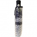 Parasol składany, przezroczysty w kropki Lady Smati Paris UBUL9088