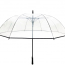 Parasol ślubny 124 cm, przezroczysty z prostą rączką Smati Paris UBUL1010