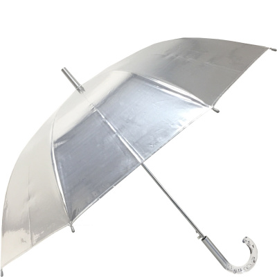 Parasol srebrny, metalizowany z efektem lustrzanym Smati Paris UBUL2900