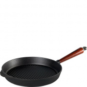 Patelnia do grillowania z drewnianą rączką Natural Skeppshult 28cm 0028T