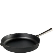 Patelnia do smażenia głęboka 28cm ze stalową rączką Tradition Skeppshult 0005