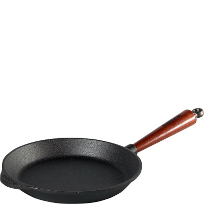Patelnia do smażenia z drewnianą rączką Natural Skeppshult 24cm 0240T