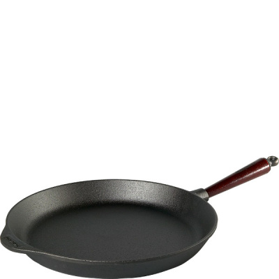 Patelnia do smażenia z drewnianą rączką Natural Skeppshult 36cm 0360T