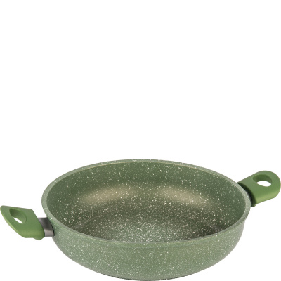 Patelnia głęboka 28 cm Anima Verde Barazzoni z dwoma uchwytami 85500402849