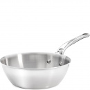 Patelnia głęboka stalowo-aluminiowa 24 cm Affinity de Buyer D-3736-24