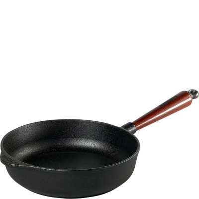 Patelnia głęboka z drewnianą rączką Natural Skeppshult 25cm 0250T