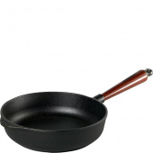 Patelnia głęboka z drewnianą rączką Natural Skeppshult 25cm 0250T