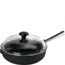 Patelnia głęboka ze szklaną pokrywą Chef's Skeppshult 25cm 0120