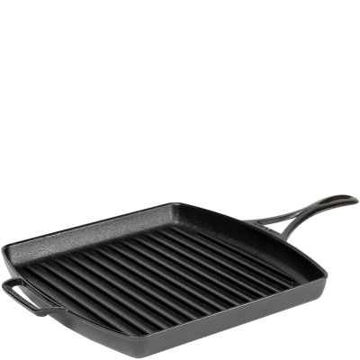 Patelnia grillowa - żeliwna 30 cm, potrójnie sezonowana Blacklock Lodge 1965 BL65GPINT