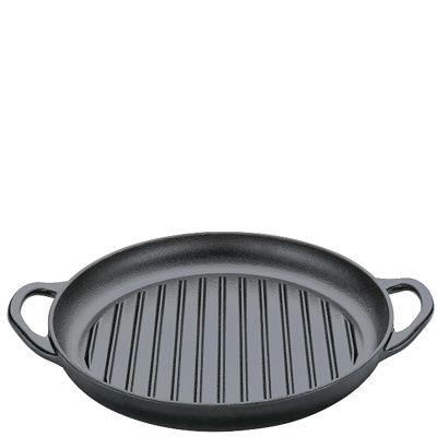 Patelnia grillowa żeliwna z rączkami, do serwowania Provence Kuchenprofi KU-0407901030