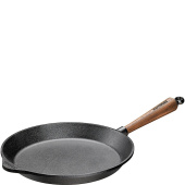 Patelnia żeliwna do smażenia Skeppshult rączka orzech włoski 24cm 0240V