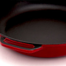 Patelnia żeliwna emaliowana Chasseur 28 cm wiśniowa 3131-03